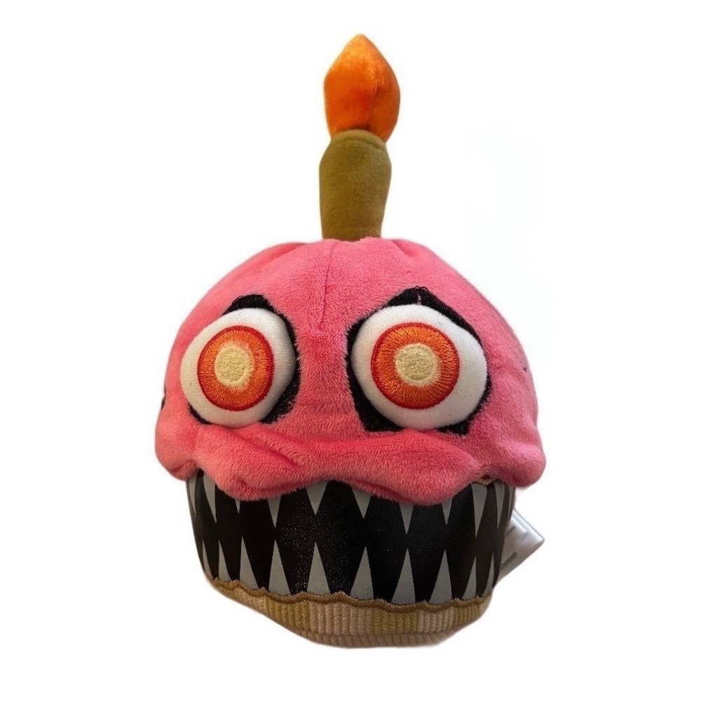 Five Nights at Freddys Nightmare Cupcake Plush Funko 2016 Pink Horror Game Toy
